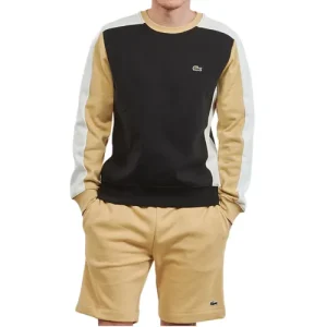 Bộ Quần Áo Nam Lacoste Men’s Tennis Colourblock Màu Đen Be - Duy Hoang