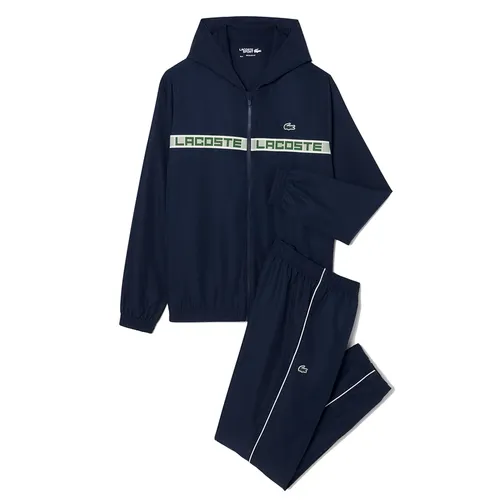Bộ Thể Thao Nam Lacoste Men Logo Stripe Tennis Tracksuit Blue WH4757 - 166 Màu Xanh Navy Size 3 - Duy Hoang