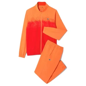 Bộ Thể Thao Nam Lacoste Men's Tennis X Novak Djokovic Tracksuit WH8977 - DIL Màu Cam Đỏ Size 3 - Duy Hoang