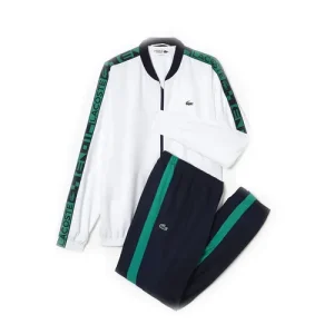 Bộ Thể Thao Nam Lacoste Sport Printed Tennis Tracksuit Màu Xanh Trắng Size 3 - Duy Hoang