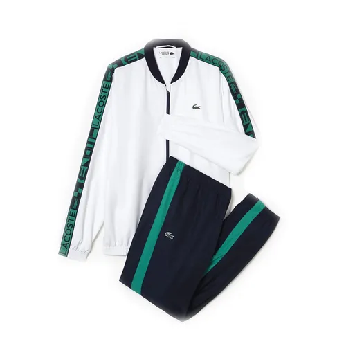 Bộ Thể Thao Nam Lacoste Sport Printed Tennis Tracksuit Màu Xanh Trắng Size 3 - Duy Hoang
