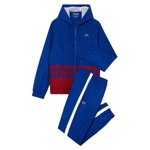 Bộ Quần Áo Pickleball/Tennis Nam Lacoste Sportsuit WH7566-ISG Màu Xanh Phối Đỏ Size 4 - Duy Hoang