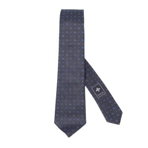 Cà Vạt Nam Gucci Navy With Logo 699659 4E002 Màu Xanh Navy - Duy Hoang