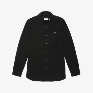 Áo Sơ Mi Lacoste Nam Ôm Dáng Chất Liệu Poplin Co Giãn - Duy Hoang