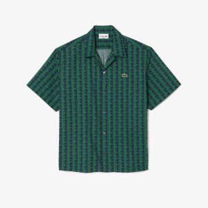 Áo Sơ Mi Lacoste Nam Tay Ngắn Dáng Rộng - Duy Hoang