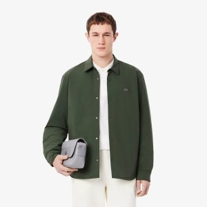 Áo Sơ Mi Khoác Ngoài Lacoste Nam Chất Liệu Chần Bông Chống Nước - Duy Hoang