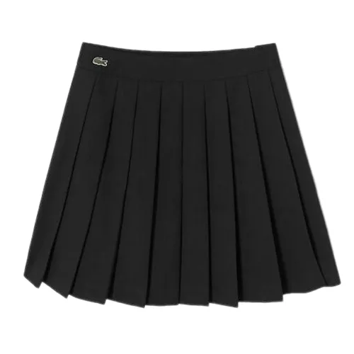Chân Váy Nữ Lacoste Women's Mid Length Pleated Skirt JF408E 54N 031 Màu Đen Size 34 - Duy Hoang
