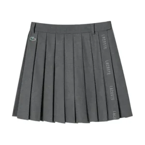 Chân Váy Nữ Lacoste Wool-Like Skirt JF307E 53N CCA Màu Xám Size 34 - Duy Hoang