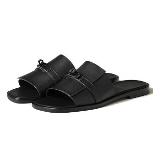 Dép Hermès Gabriel Sandal Màu Đen - Duy Hoang