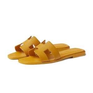 Dép Hermès HM Oran sandal H202272ZV9X345 Màu Cam Size 36 - Duy Hoang