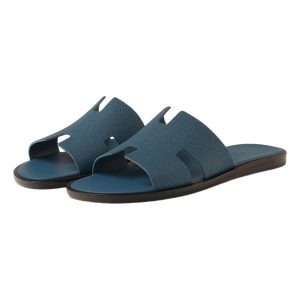 Dép Hermès Izmir Sandal H221824ZHBT390 Màu Xanh Biển 39.5 - Duy Hoang