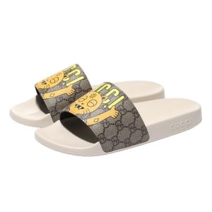 Dép Nam Gucci Cat-Print Slides Phối Màu Size 41 - Duy Hoang