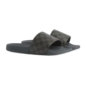 Dép Nam Gucci GG Slide Sandal Màu Đen Xám Size 39 - Duy Hoang