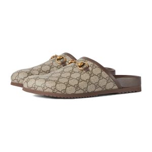Dép Nam Gucci Mens GG Horsebit Slipper 749908 KHN80 9769 Màu Nâu Size 40 - Duy Hoang