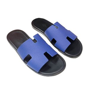 Dép Nam Hermès Izmir Sandal Màu Xanh Đen Size 40 - Duy Hoang
