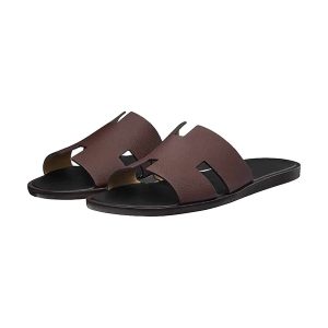 Dép Nam Hermès Sandal Brown Màu Nâu Size 40 - Duy Hoang