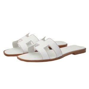 Dép Nữ Hermès Oran Sandal Blanc Màu Trắng Size 35.5 - Duy Hoang
