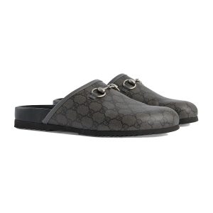 Dép Sục Nam Gucci GG Mule Gray ‎‎738964-FABP9-8746 Màu Xám Đen Size 41 - Duy Hoang