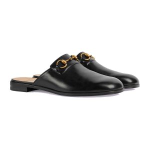 Dép Sục Nam Gucci Horsebit Slipper Black 723654-1W600-1000 Màu Đen Size 41 - Duy Hoang