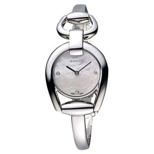 Đồng Hồ Nữ Gucci Horsebit Collction Mother Of Pearl Dial Ladies Watch YA139506 Màu Bạc - Duy Hoang