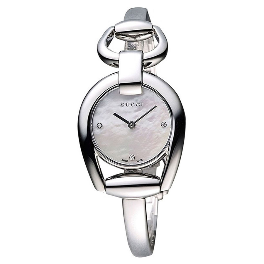 Đồng Hồ Nữ Gucci Horsebit Collction Mother Of Pearl Dial Ladies Watch YA139506 Màu Bạc - Duy Hoang