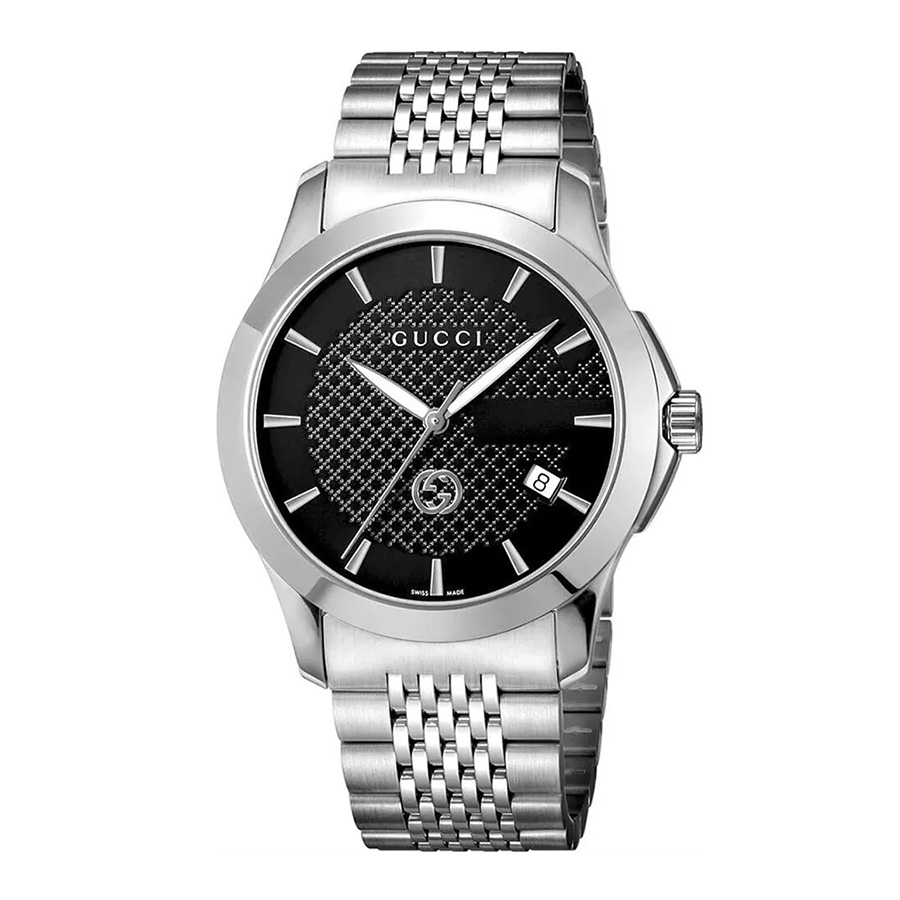 Đồng Hồ Nam Gucci G-Timeless YA1264106 Màu Đen Bạc - Duy Hoang
