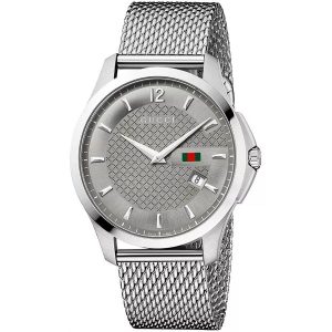 Đồng Hồ Nam Gucci YA126301 Timeless Swiss Watch 40mm Màu Xám - Duy Hoang