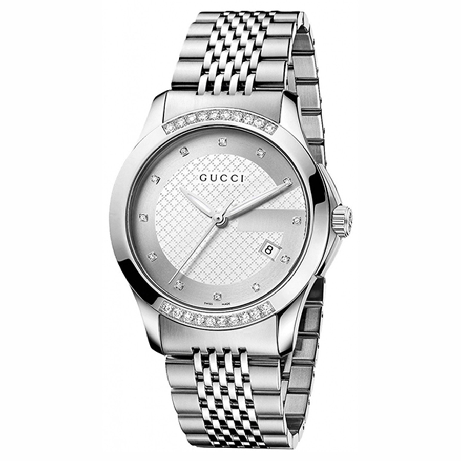 Đồng Hồ Nam Gucci YA126407 Màu Bạc Trắng - Duy Hoang