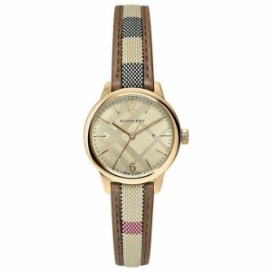 Đồng Hồ Nữ Burberry Classic Round Women's Watch BU10114 Màu Vàng Gold - Duy Hoang