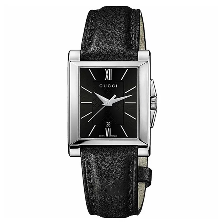 Đồng Hồ Nữ Gucci YA138503 Rectangle Case Màu Đen - Duy Hoang