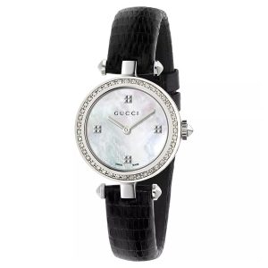 Đồng Hồ Nữ Gucci Diamantissima Diamond Swiss Watch YA141507 Màu Trắng Đen - Duy Hoang