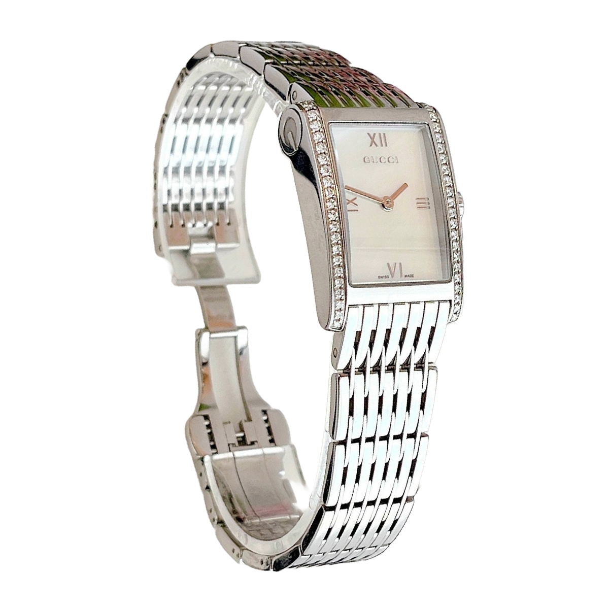 Đồng Hồ Nữ Gucci Diamond 8600 Collection Watch YA086406 Màu Bạc - Duy Hoang