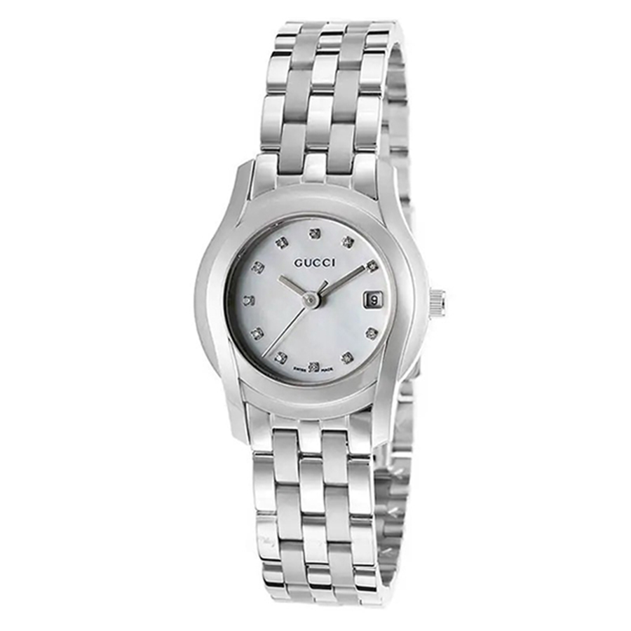 Đồng Hồ Nữ Gucci G-Classic Watch YA055501 Màu Bạc Trắng - Duy Hoang