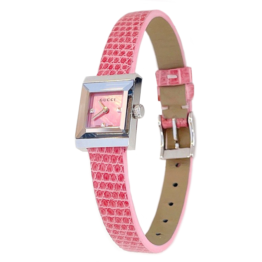 Đồng Hồ Nữ Gucci G-Frame Mini Lady Watch Pink Màu Hồng - Duy Hoang