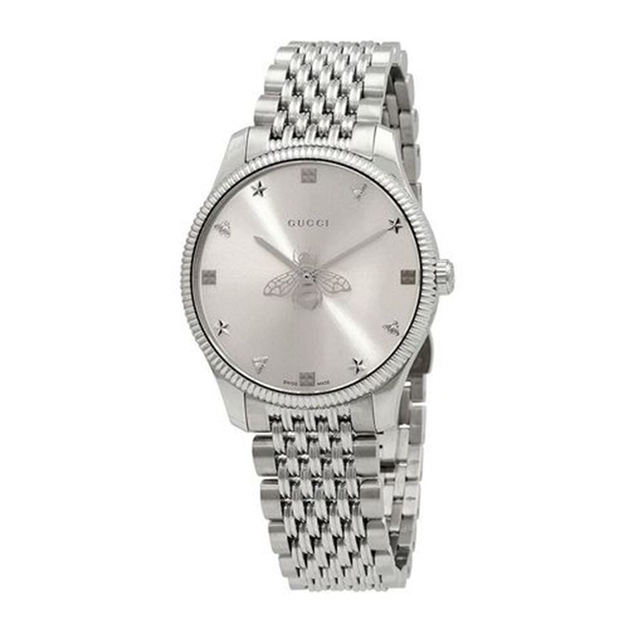 Đồng Hồ Nữ Gucci G-Timeless 36mm YA1264153 Màu Bạc - Duy Hoang