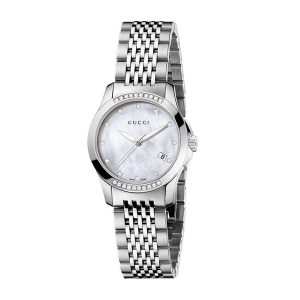 Đồng Hồ Nữ Gucci G-Timeless Diamond YA126510 Màu Bạc - Duy Hoang