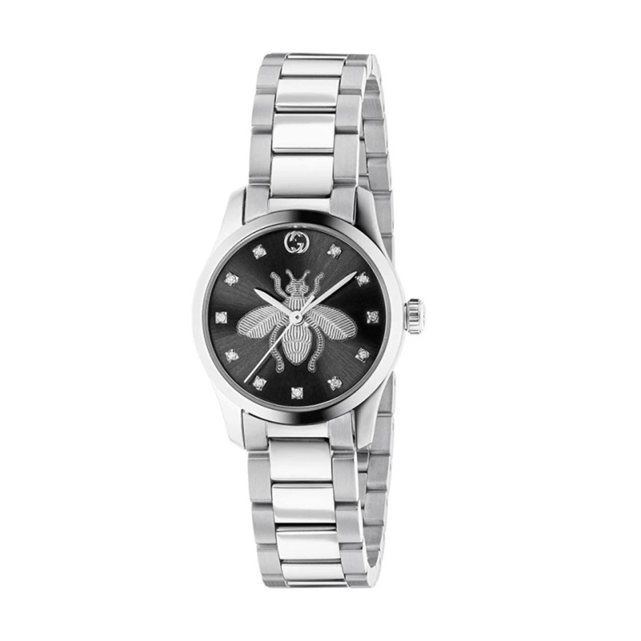 Đồng Hồ Nữ Gucci G-Timeless YA1265024 Màu Đen Bạc - Duy Hoang