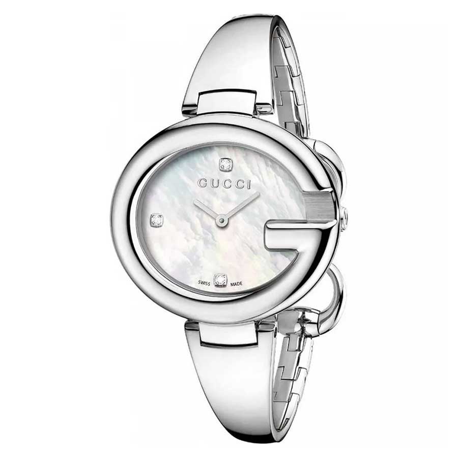 Đồng Hồ Nữ Gucci Guccissima Women's Swiss Diamond Watch 36mm Màu Bạc - Duy Hoang