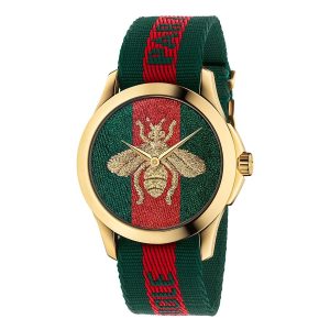Đồng Hồ Nữ Gucci Le Marché Des Merveilles Watch YA126487 Màu Xanh Lá/Đỏ - Duy Hoang