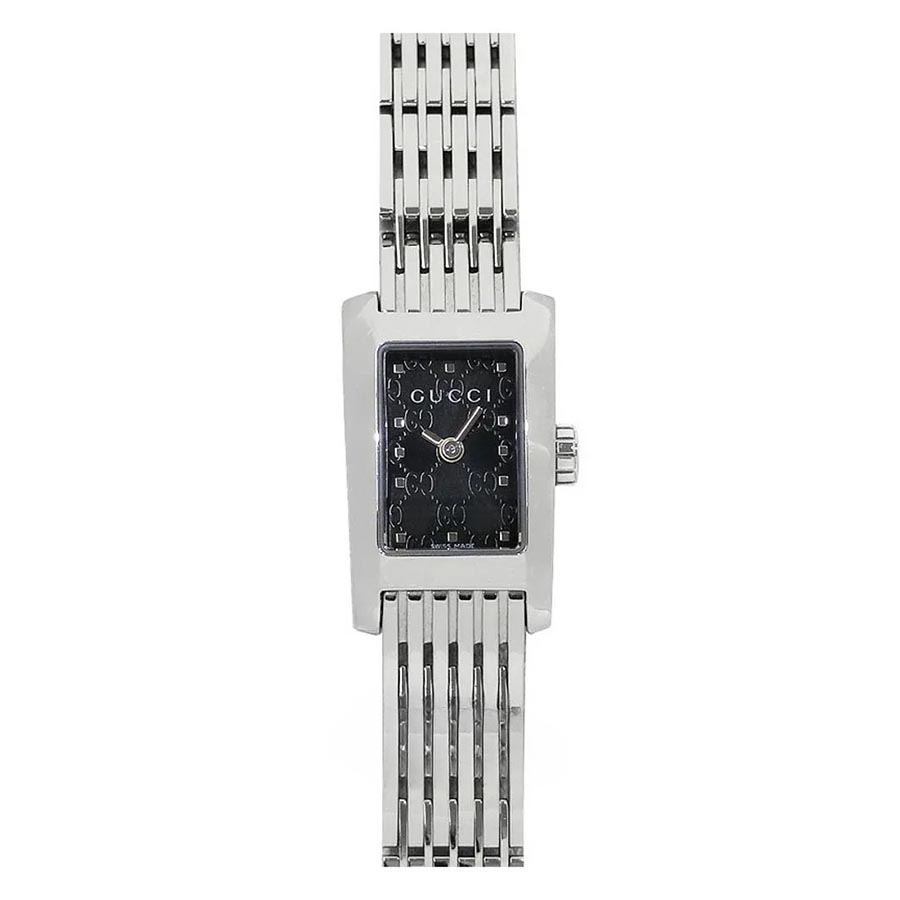 Đồng Hồ Nữ Gucci Quartz Silver Tone YA086514 Màu Bạc - Đen - Duy Hoang