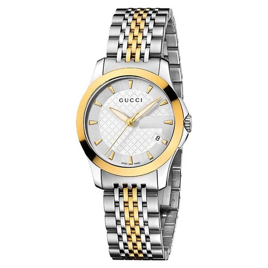 Đồng Hồ Nữ Gucci Quartz YA126511 G-Timeless Màu Trắng - Vàng - Duy Hoang