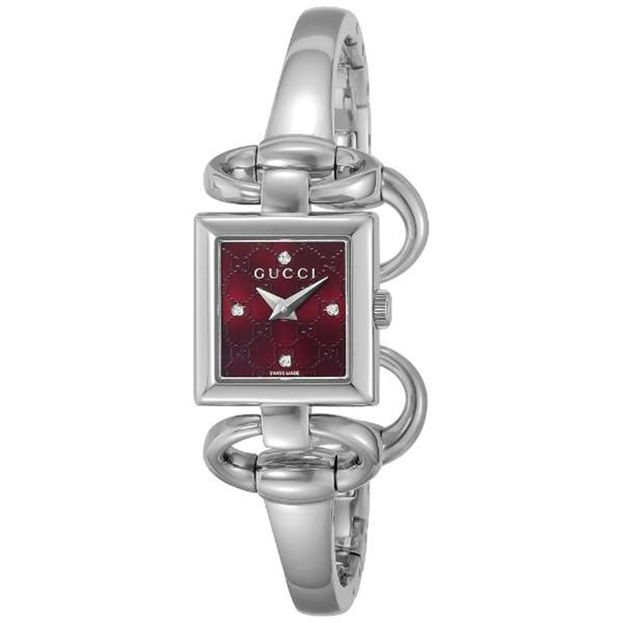 Đồng Hồ Nữ Gucci Tornabuoni Tonavoni Red YA120511 Màu Đỏ Bạc - Duy Hoang