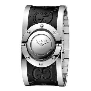 Đồng Hồ Nữ Gucci Twirl Silver Dial Ladies Watch YA112441 Màu Đen Bạc - Duy Hoang