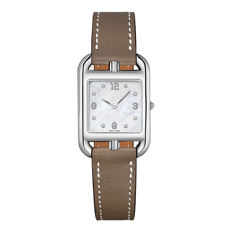 Đồng Hồ Nữ Hermès Cape Cod Watch, Small Model, 31mm W044294WW00 Màu Nâu - Duy Hoang