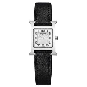 Đồng Hồ Nữ Hermès Heure H Watch Mini Model 21mm Màu Đen Bạc - Duy Hoang