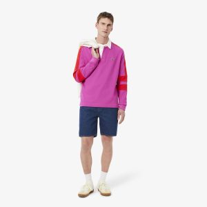 Quần Ngắn Bermuda Lacoste Nam Dáng Thẳng Chất Liệu Denim - Duy Hoang
