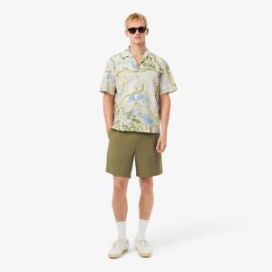 Quần Ngắn Lacoste Nam Dáng Rộng Chất Liệu Nylon Chống Gió Chống Thấm Nước - Duy Hoang