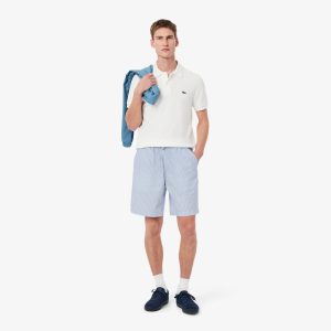 Quần Ngắn Lacoste Nam Dáng Vừa Họa Tiết Sọc - Duy Hoang