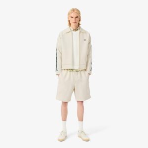 Quần Ngắn Lacoste Nam Ống Suông Chất Liệu Lanh - Duy Hoang