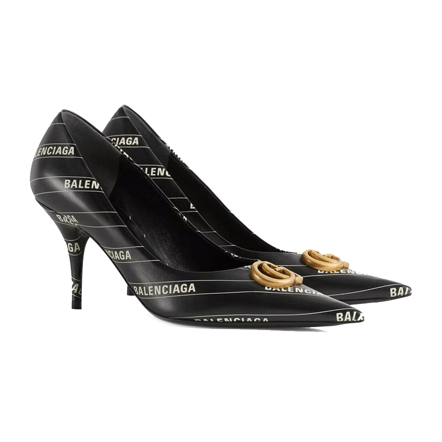 Giày Cao Gót Nữ Gucci  The Hacker Project Knife Pump 680760-ULR00-1146 Màu Đen (Gót 8 Phân) Size 35 - Duy Hoang